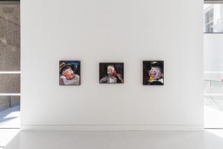 Ben Quilty: Free Fall, 2021. Installation image, Cromwell Place. Photo by Lucy Emms