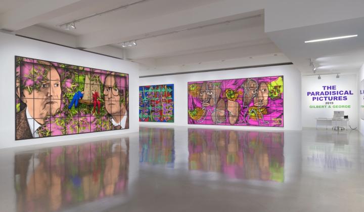 GILBERT & GEORGE, THE PARADISICAL PICTURES, Sprüth Magers, Los Angeles