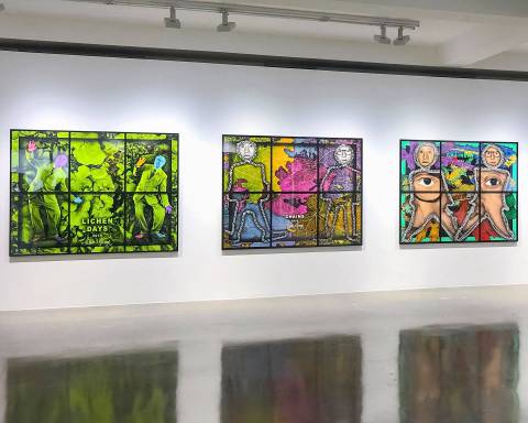 GILBERT & GEORGE, THE PARADISICAL PICTURES, Sprüth Magers, Los Angeles, Installation view 5