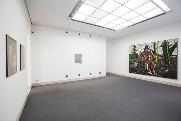 Rodel Tapaya, Bright Coloured Butterflies, Galerie Sindelfingen, Installation view 9
