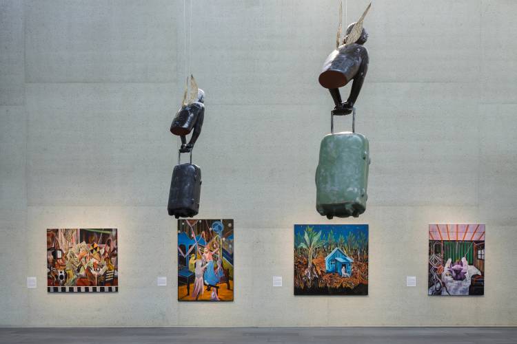 Rodel Tapaya, New Art from the Philippines, the National Gallery of Australia, Canberra, Installation view 3