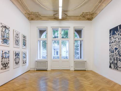 Timothy Curtis, Temporary Decisions Inkblots and Bikes, Arndt Art Agency Berlin, Installation view 5