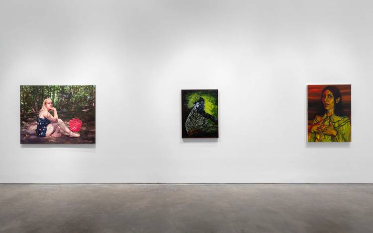 Xenia Crossroads in Portrait Painting, Marianne Boesky Gallery, New York, Installation view 8