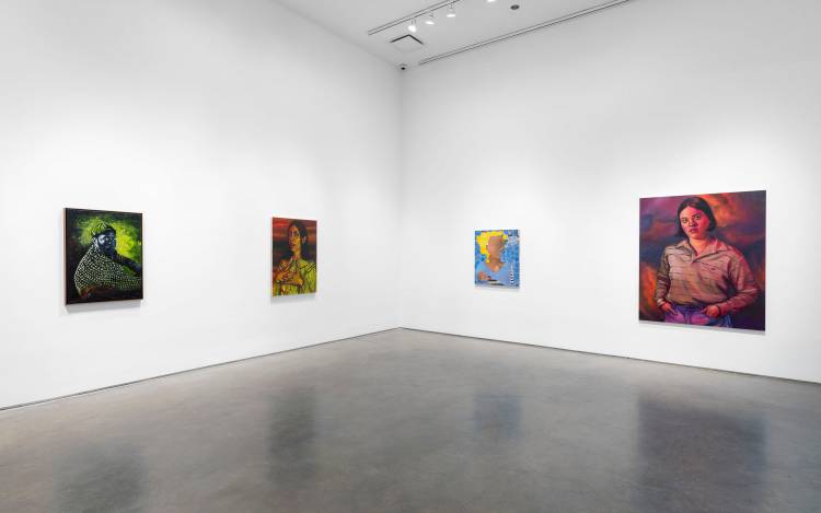 Xenia Crossroads in Portrait Painting, Marianne Boesky Gallery, New York, Installation view 9
